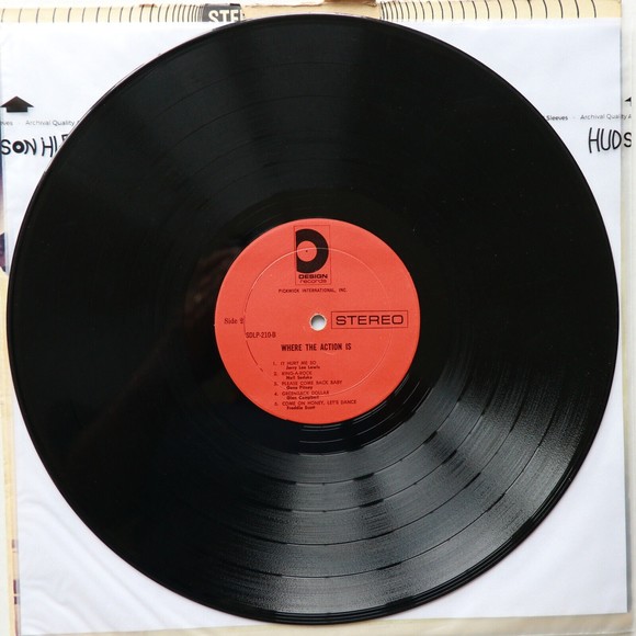 Where The Action Is! 1965 Design Records Vinyl LP Various 12" Vinyl LP SDLP-210 - Picture 8 of 12